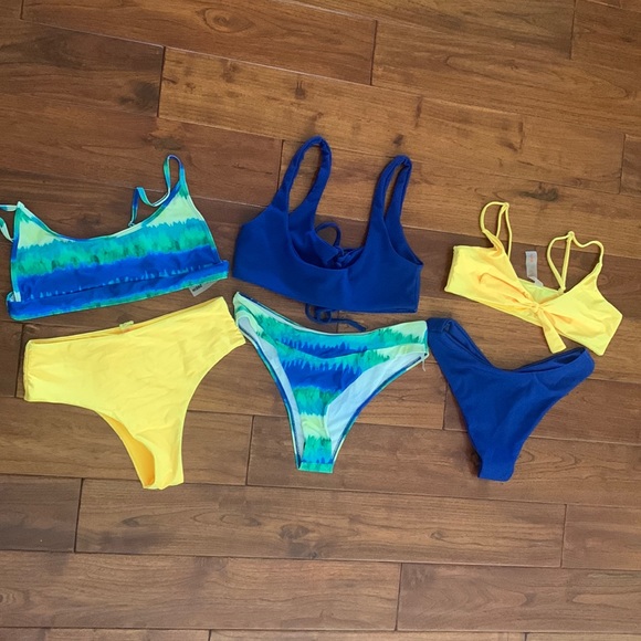 SHEIN BRAND NEW ROMWE swimsuit bikini Bundle Size LARGE mix-n-match Top … - Picture 2 of 16